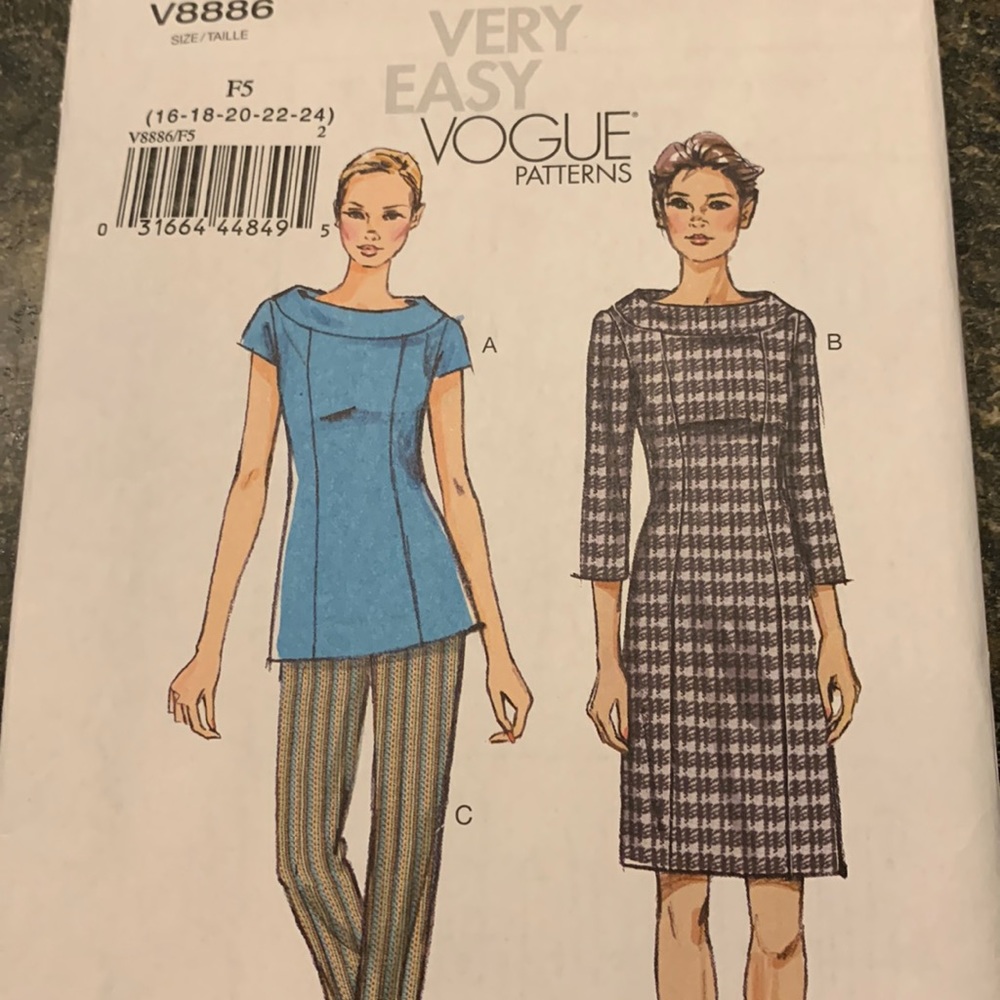 Vogue Very Easy Pattern in Custom Cup sizes